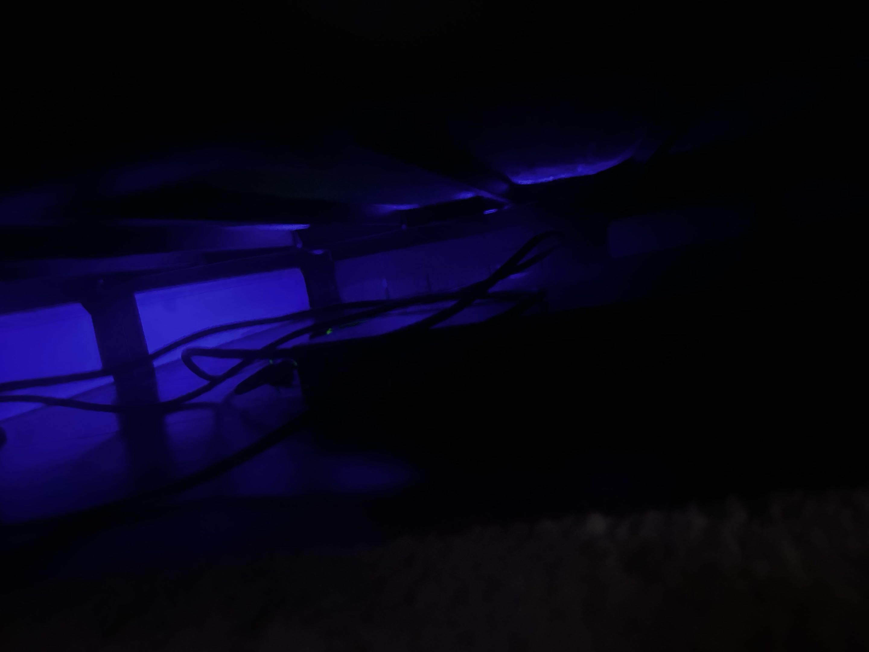 R440 setup under the bed